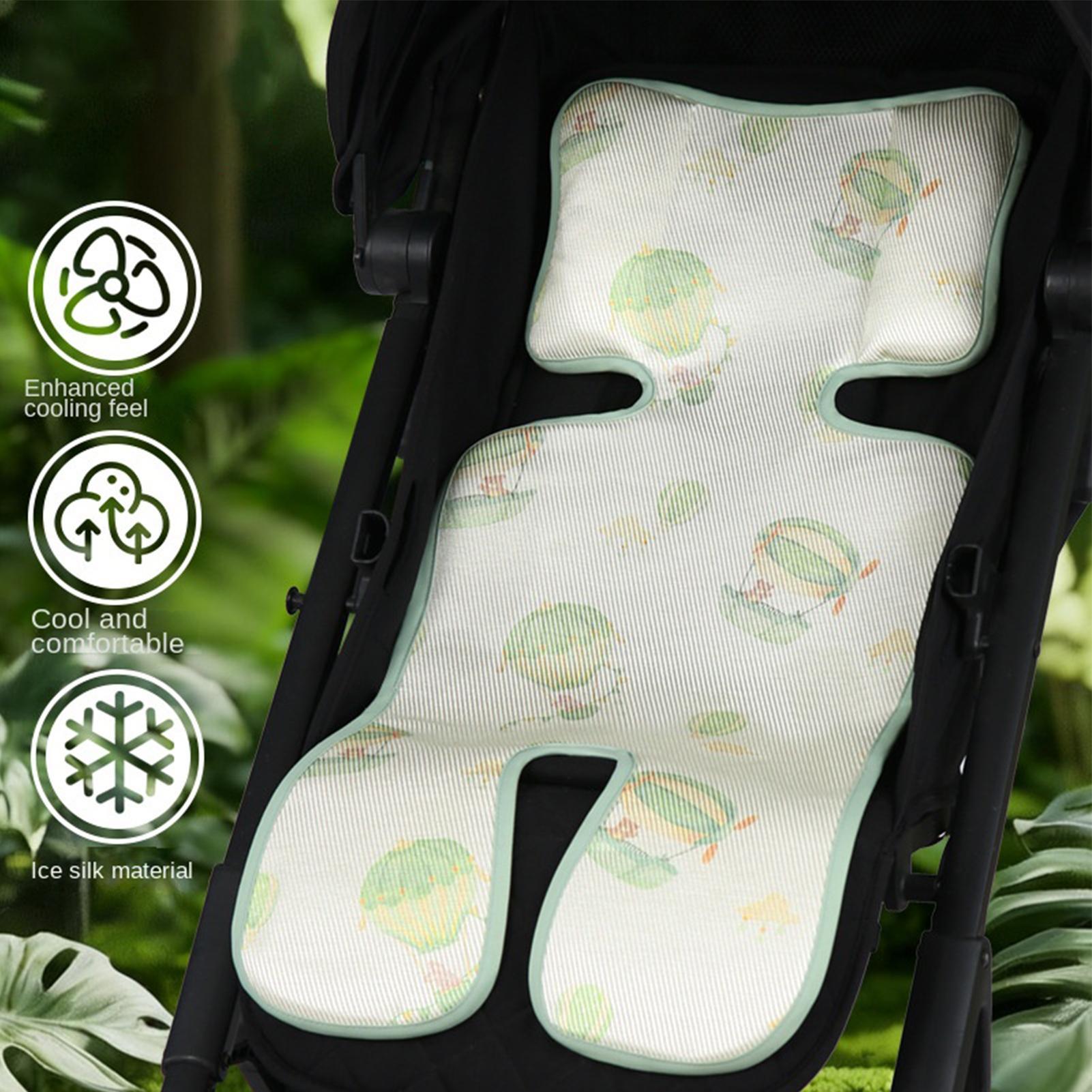 Kids Outdoor Seating - Breathable Stroller Cooling Pad Adjustable Kid