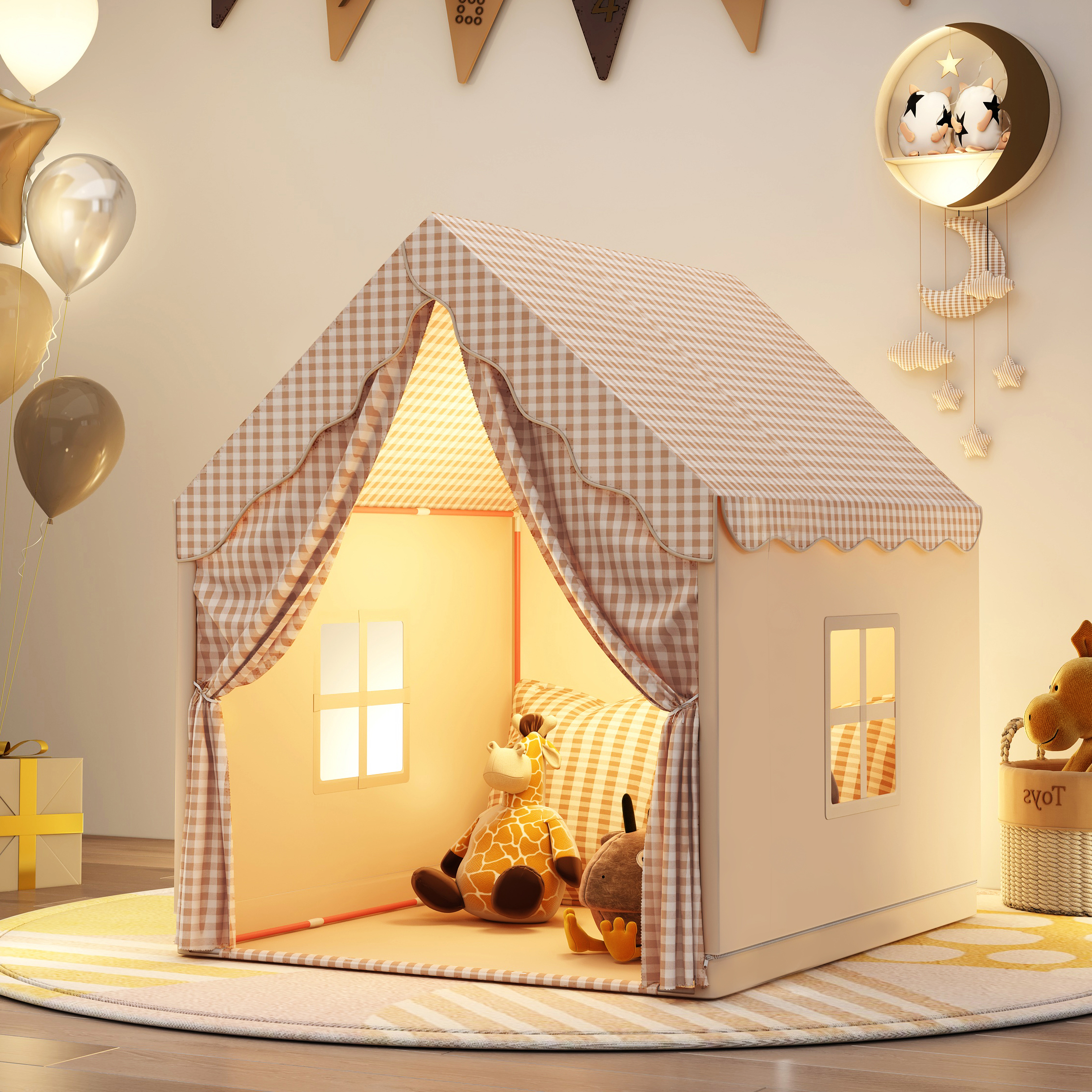 Kids Outdoor Tent - 【Outdoor Recreation】Fun Children's Play Tent, Princess