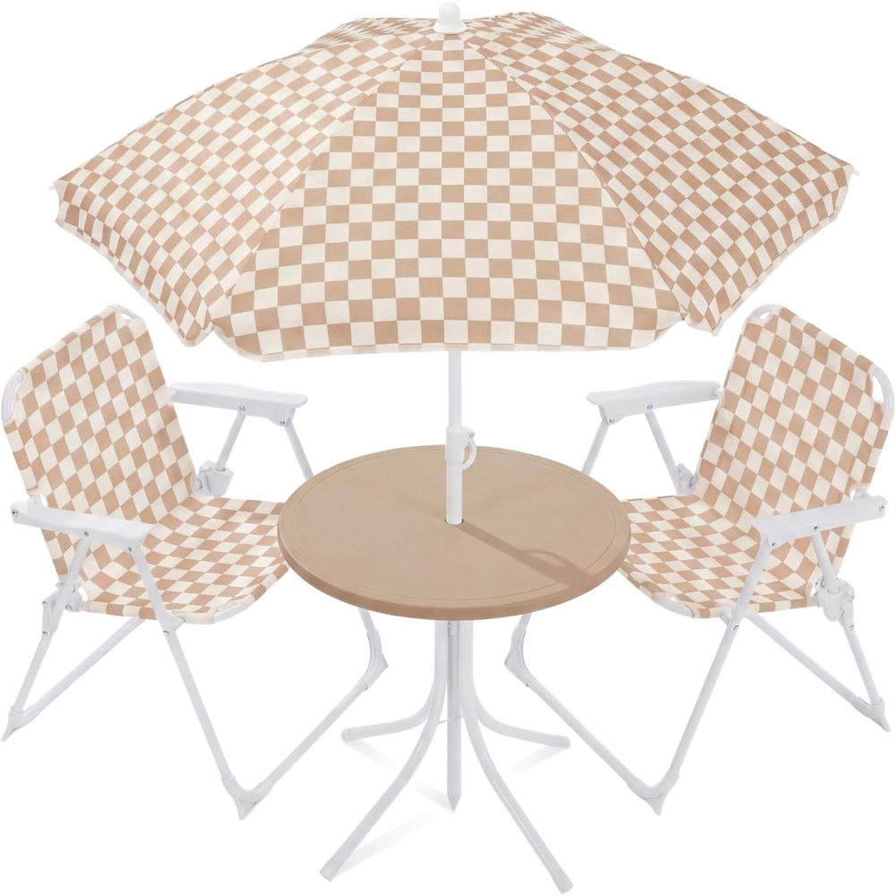 Kids Outdoor Umbrella For Table - Kids Picnic Table and Chair Set