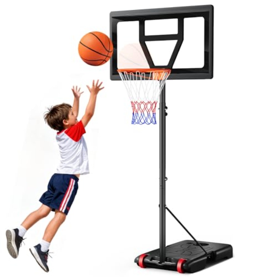 Kids Outdoor Basketball Hoop - Outdoor kids basketball hoop, height adjustable