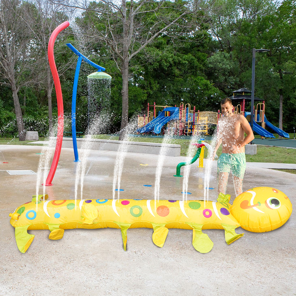 Caterpillar Sprinkler Pad Spla - Kids Outdoor Mat recensione e prezzo