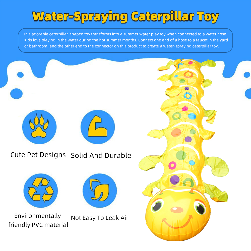 Caterpillar Sprinkler Pad Spla - Kids Outdoor Mat recensione e prezzo