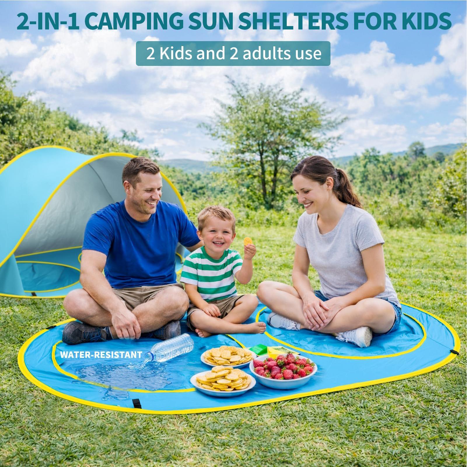 Kid Beach Tent With Pool UV Pr - Kids Outdoor Tent recensione e prezzo
