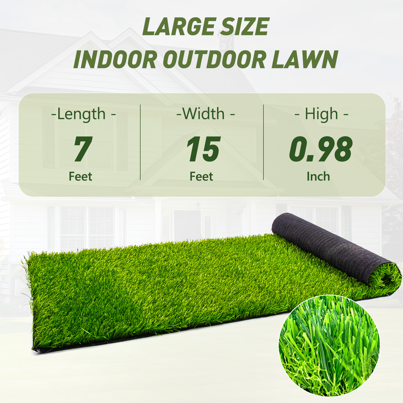Upgraded Large Artificial Gras - Kids Outdoor Mat recensione e prezzo