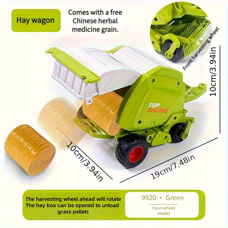 1:24 Inertial Farm Tractor wit - Kids Outdoor Gifts recensione e prezzo