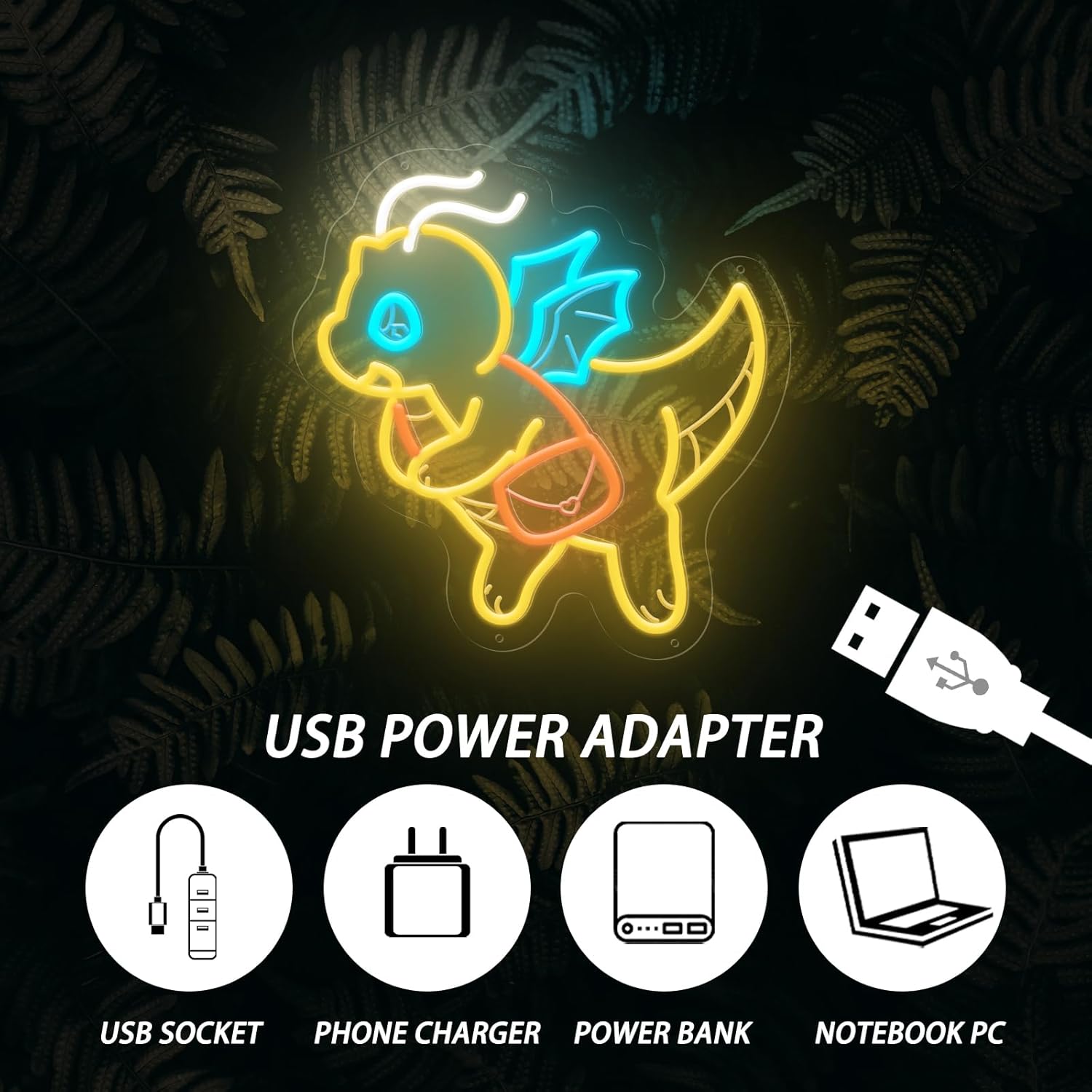 USB Dimmable Cute Dinosaur Neo - Kids Outdoor Gift Ideas recensione e prezzo