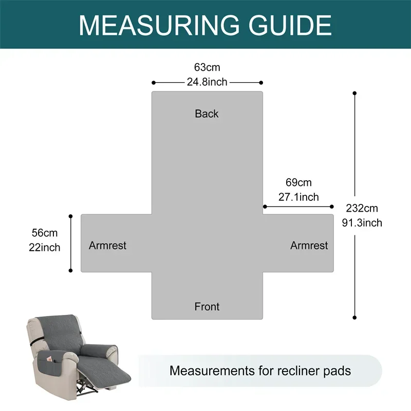 1PC Recliner Sofa Cover Pet Do - Kids Outdoor Seating recensione e prezzo