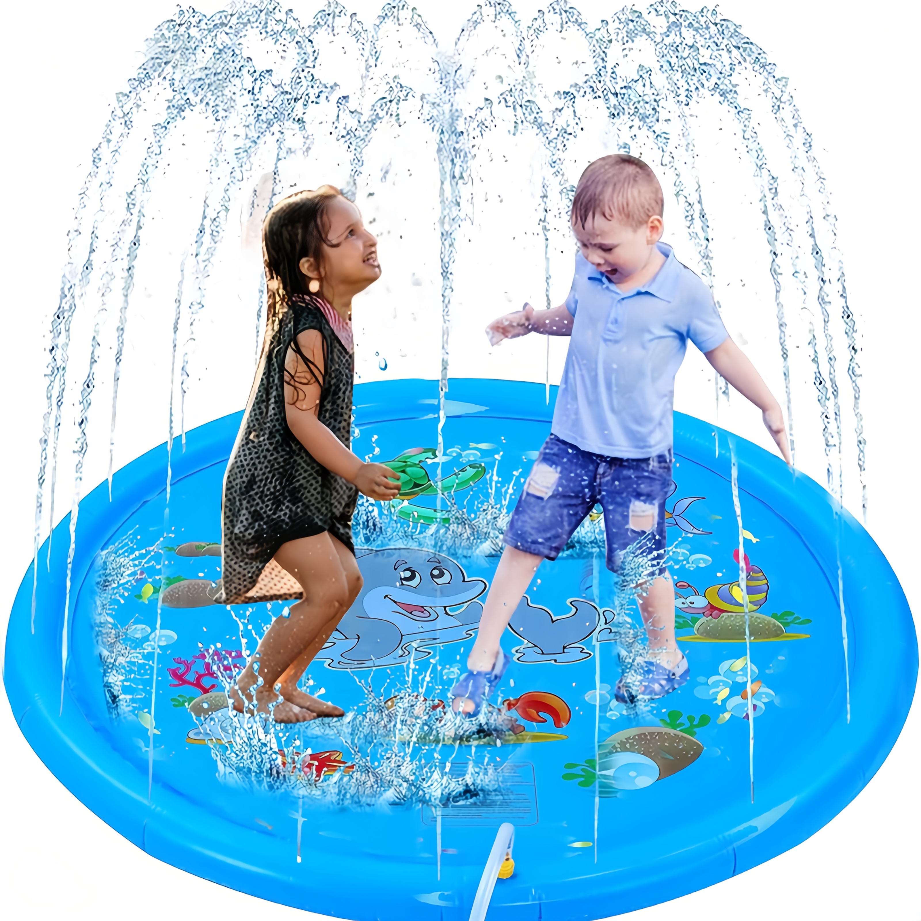 PVC Inflatable Splash Pad Spri - Kids Outdoor Mat recensione e prezzo