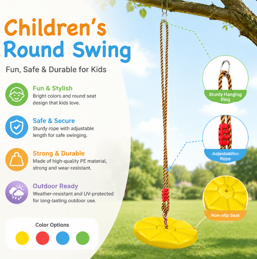 Thickened Octagonal Petal Swin - Kids Outdoor Seating recensione e prezzo