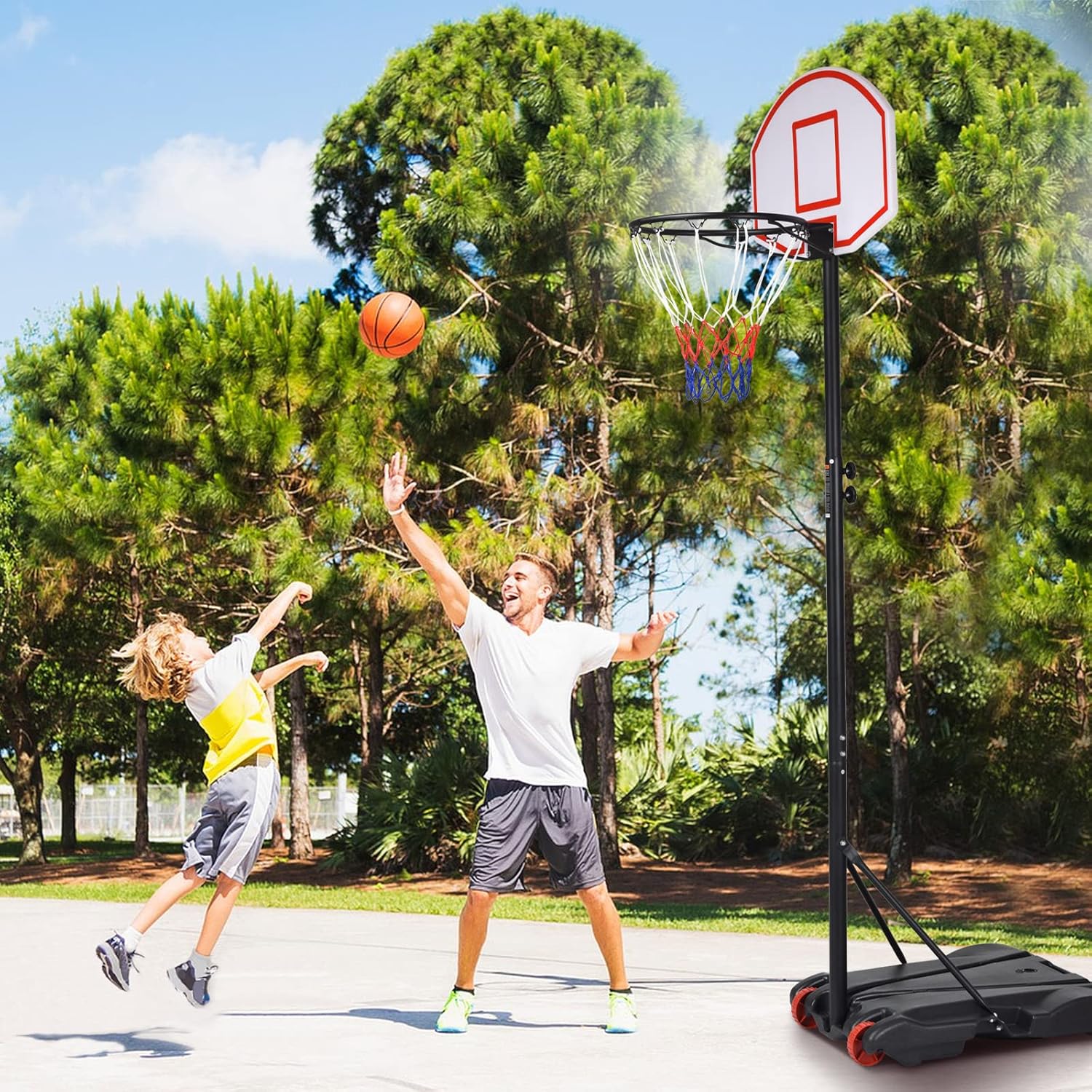 Portable Basketball Hoop with  - Kids Outdoor Basketball Hoop recensione e prezzo