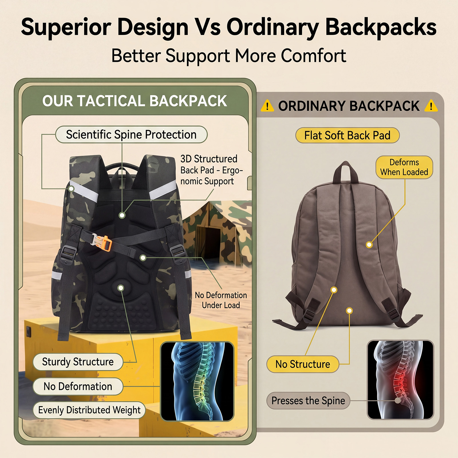 New Camouflage Tactical Backpa - Kids Outdoor Backpack recensione e prezzo