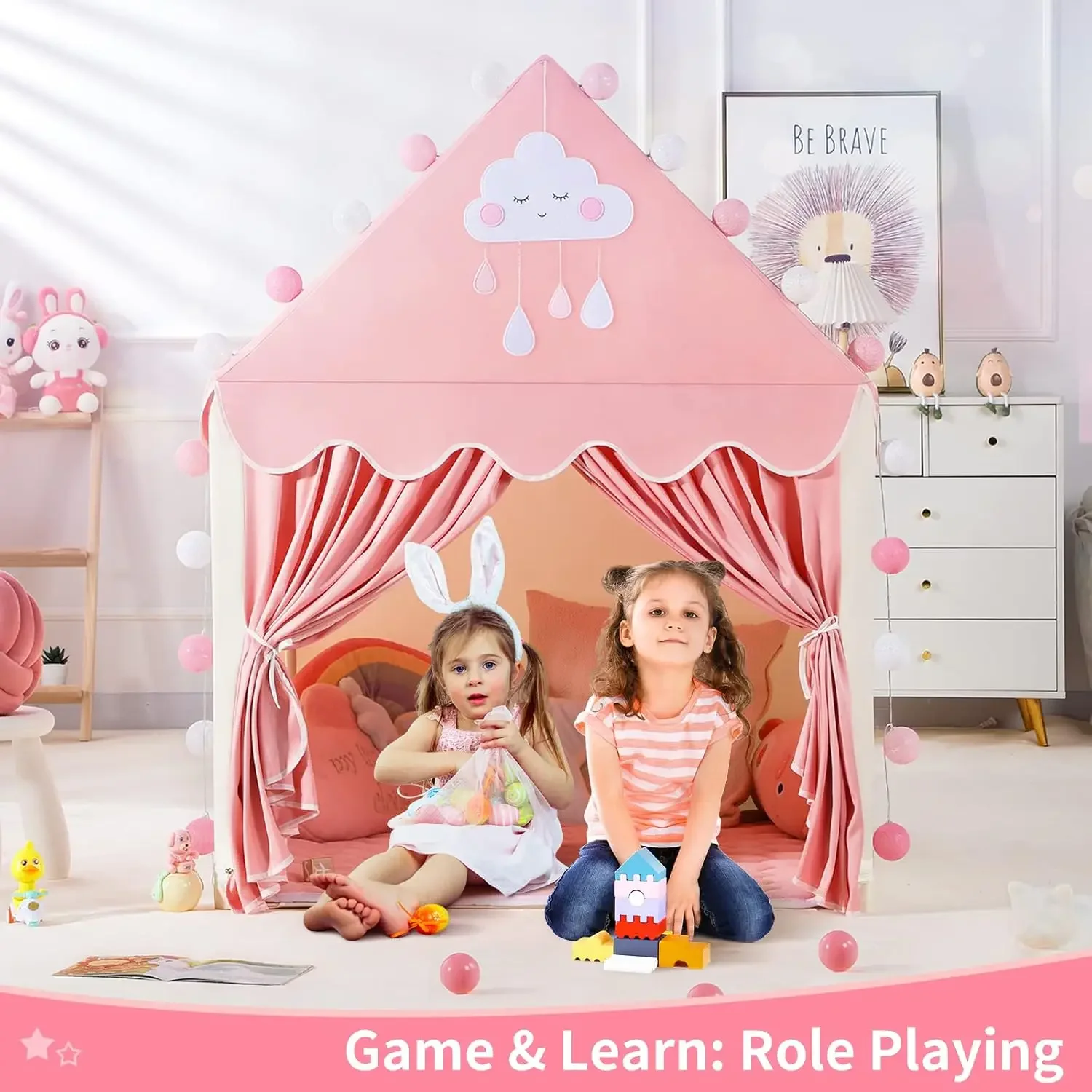 Children Play Tent Princess Ca - Outdoor Tent Playhouse recensione e prezzo