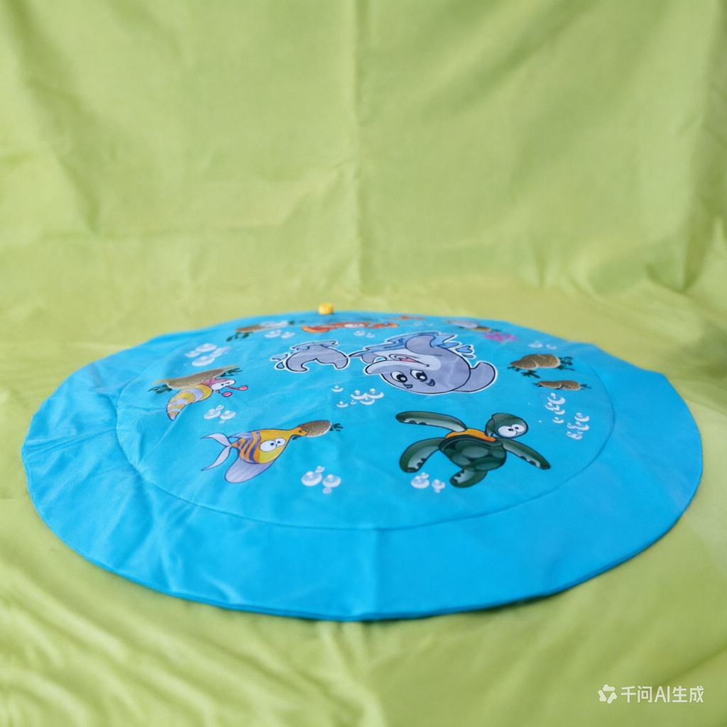 Large Round Water Spray Mat, C - Kids Outdoor Mat recensione e prezzo
