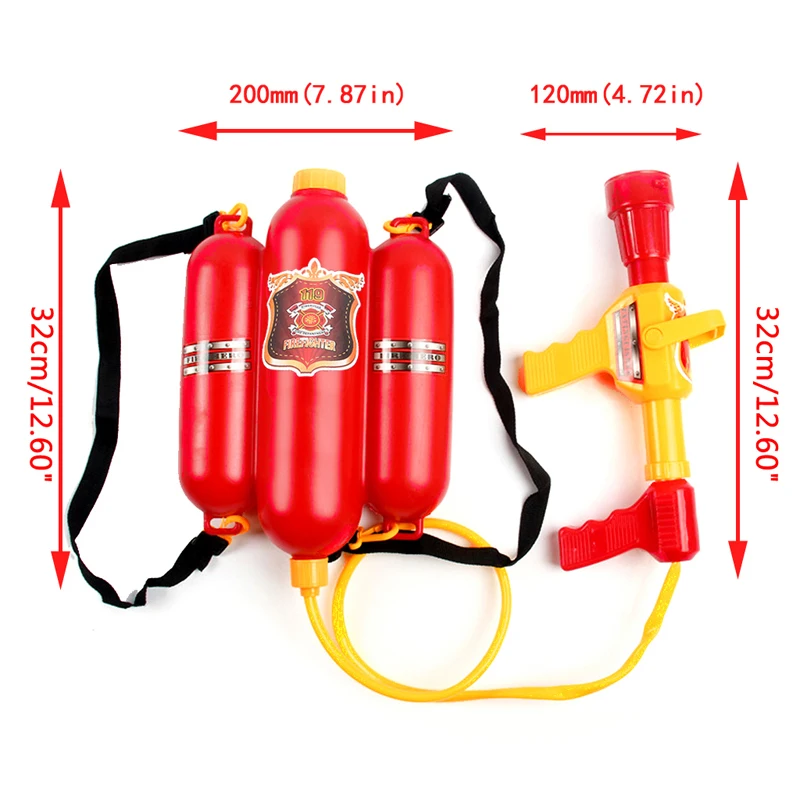 Large Capacity Water Gun Firem - Kids Outdoor Backpack recensione e prezzo