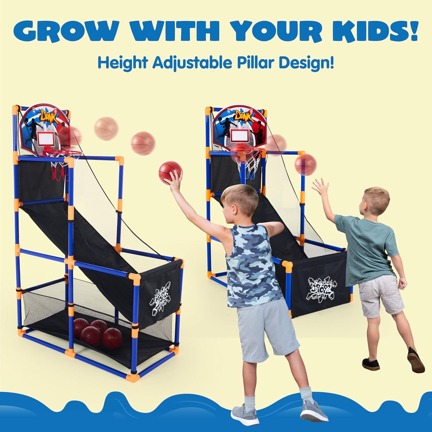 Arcade Basketball Game Set wit - Kids Outdoor Basketball Hoop recensione e prezzo