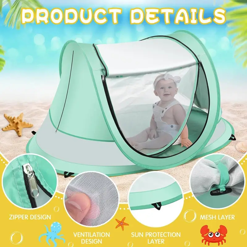 Toddler Beach Tent Outdoor Bab - Kids Outdoor Tent recensione e prezzo