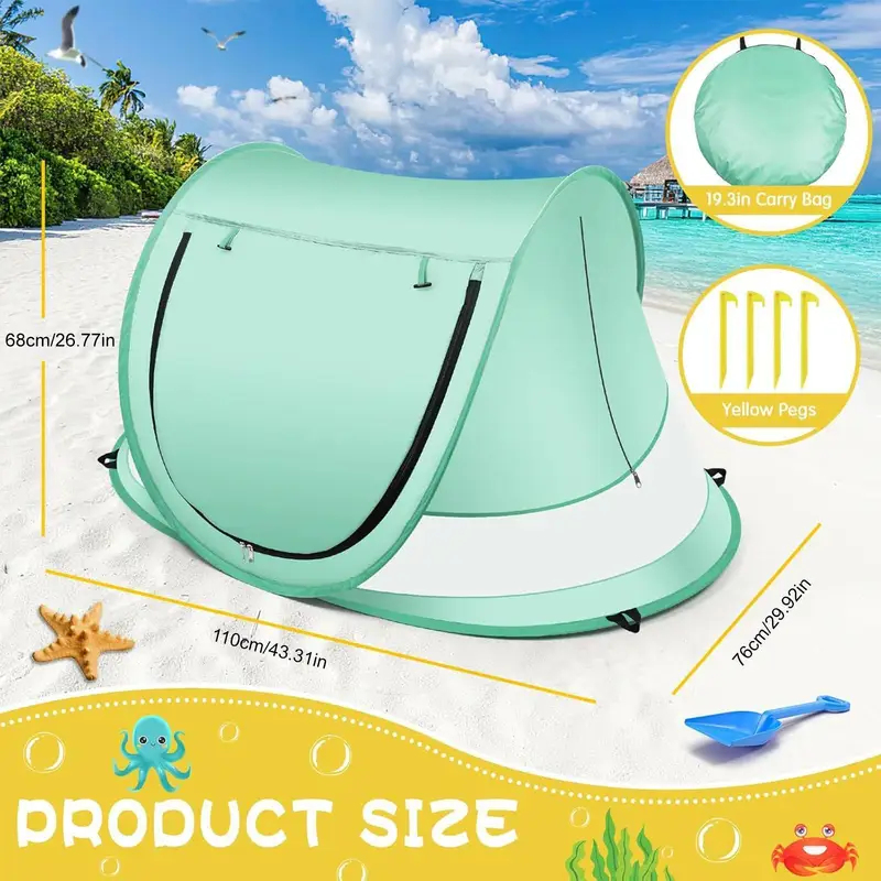 Toddler Beach Tent Outdoor Bab - Kids Outdoor Tent recensione e prezzo