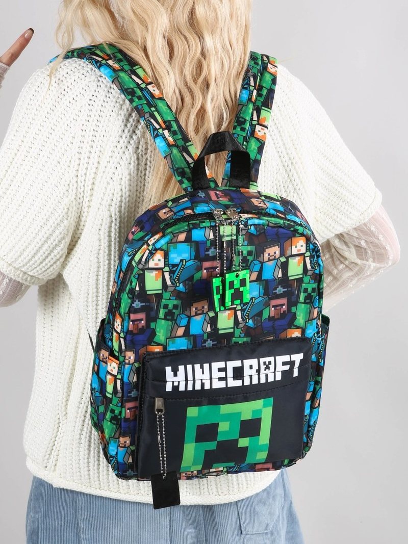 Minecraft Backpack Graffiti Pr - Kids Outdoor Backpack recensione e prezzo