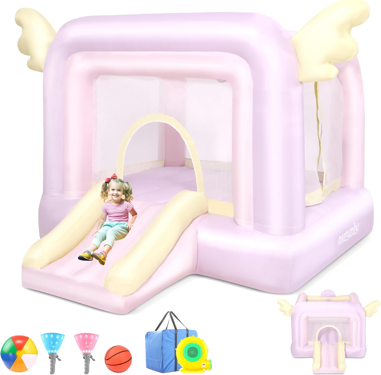 Inflatable Bouncy Castle with  - Kids Outdoor Jumping recensione e prezzo