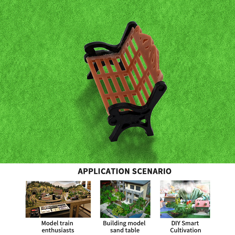 10PCS Miniature Park Bench Mod - Kids Outdoor Seating recensione e prezzo