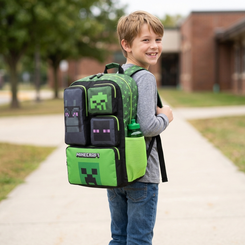 In Stock Minecraft Backpack La - Kids Outdoor Backpack recensione e prezzo