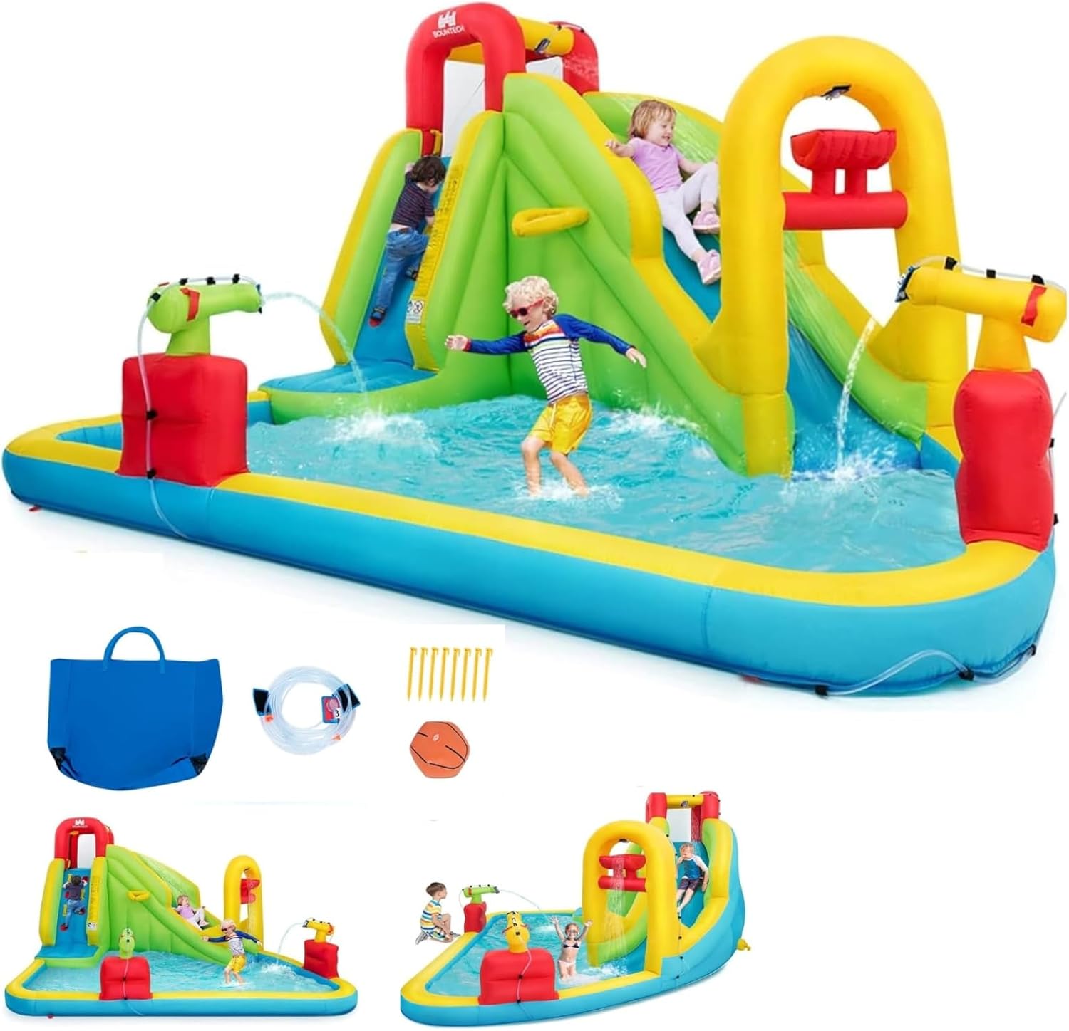 Mega Inflatable Water Park Bou - Kids Outdoor Gifts recensione e prezzo