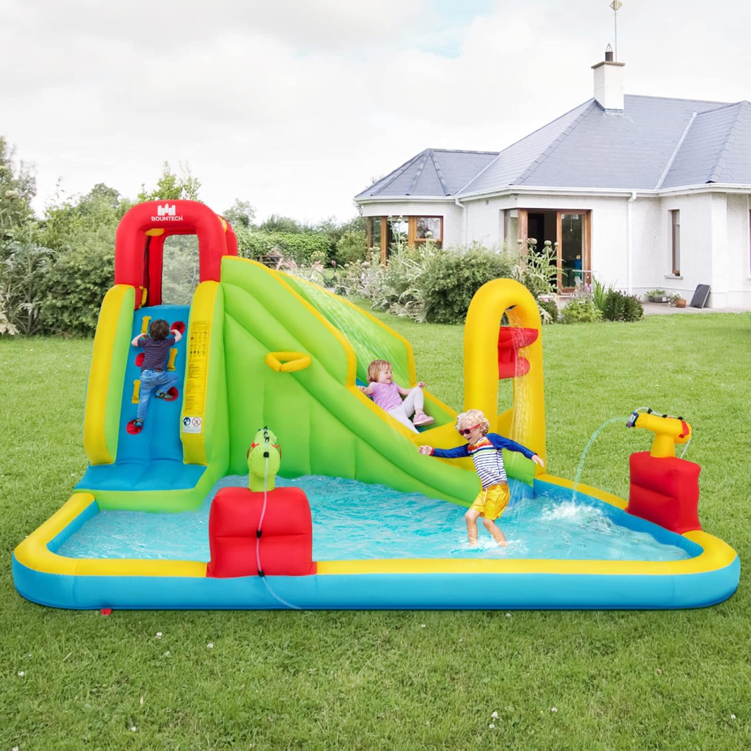 Mega Inflatable Water Park Bou - Kids Outdoor Gifts recensione e prezzo