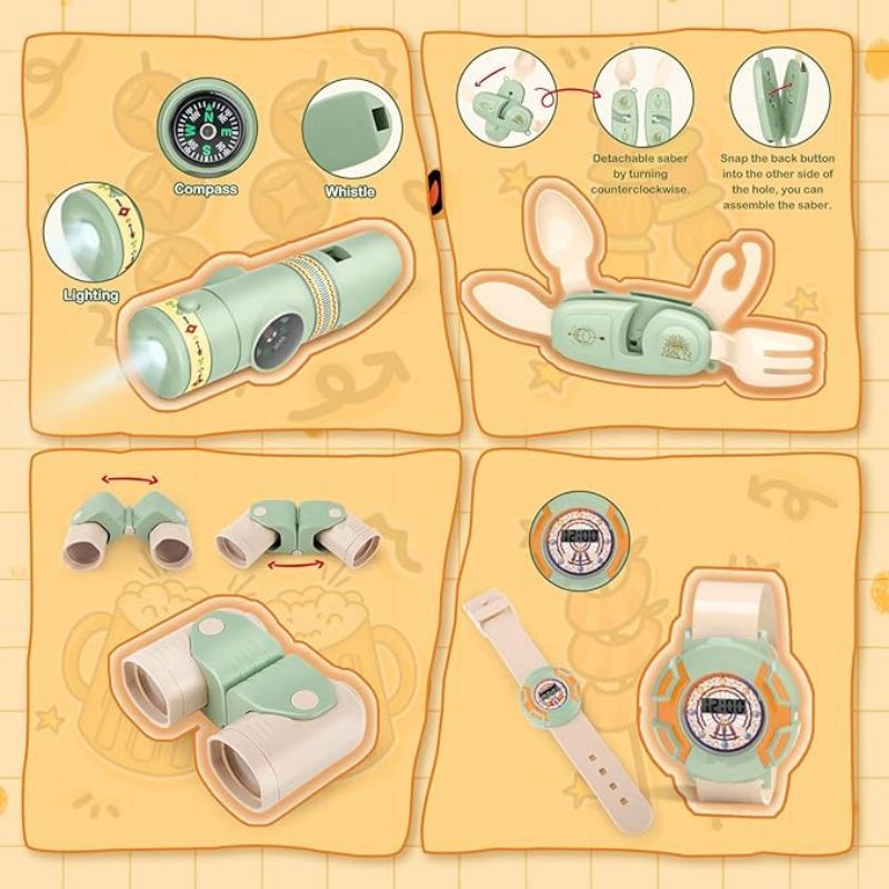 Kids Camping Set Toddler Toys  - Kids Outdoor Tent recensione e prezzo