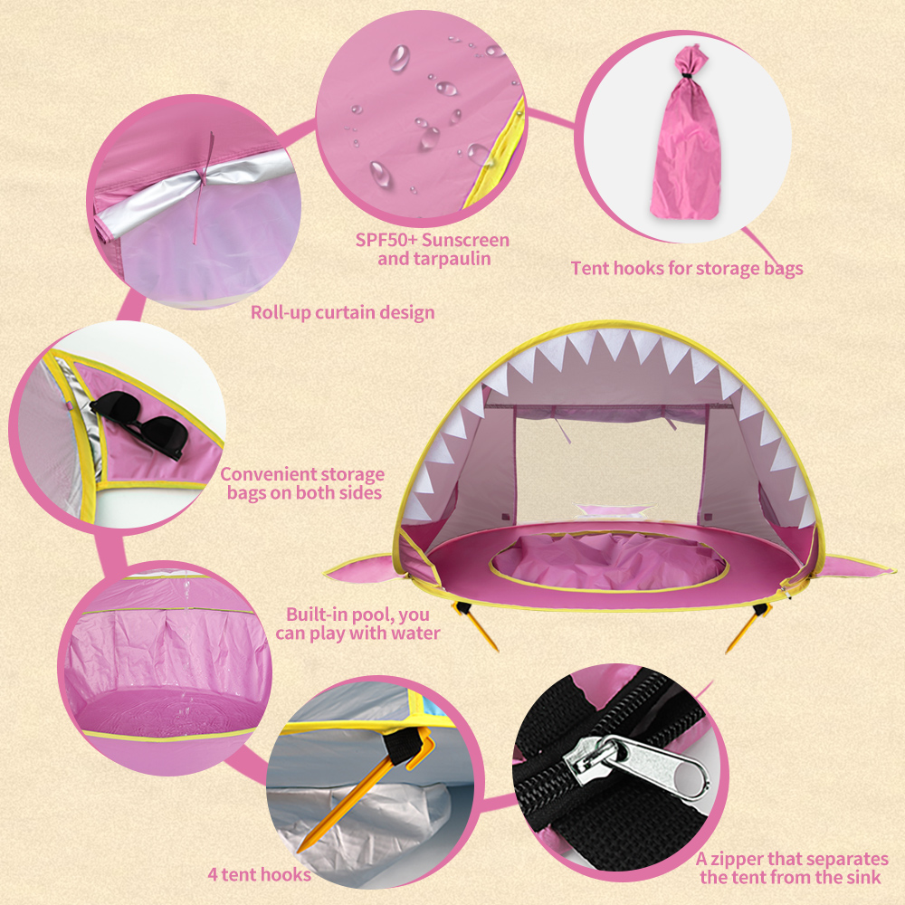 Kids Baby Pop Up Beach Tent wi - Outdoor Tent Playhouse recensione e prezzo