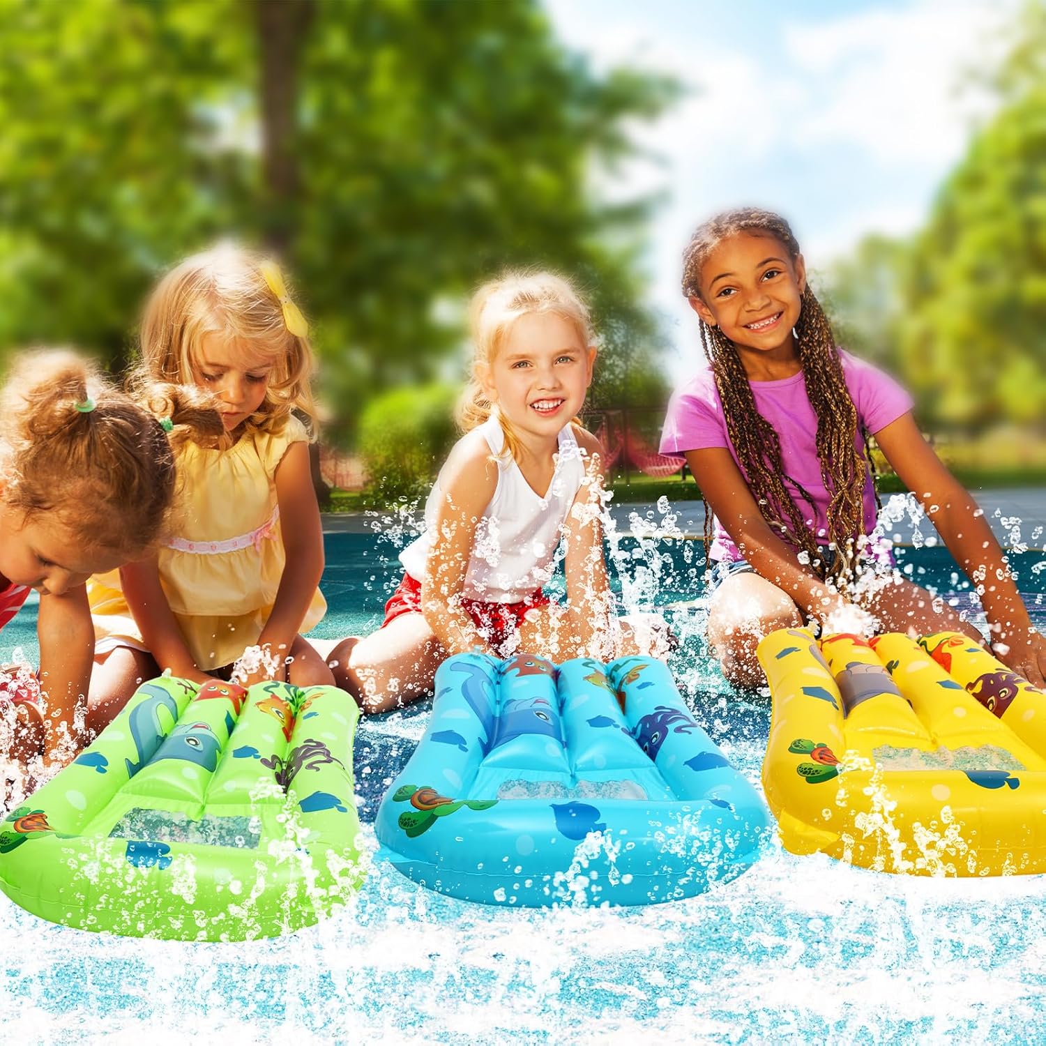 Water Floating Ring Inflatable - Kids Outdoor Seating recensione e prezzo