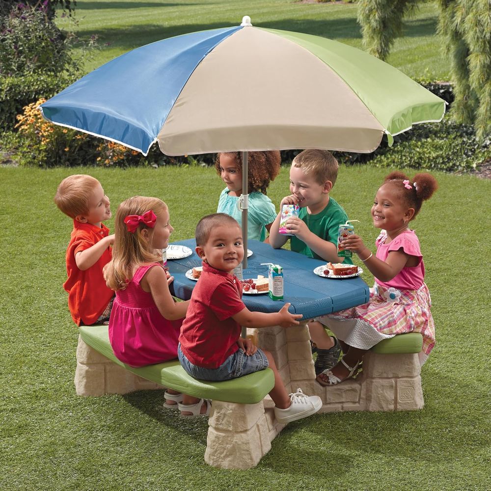 Naturally Playul Kids Picnic T - Kids Outdoor Umbrella For Table recensione e prezzo
