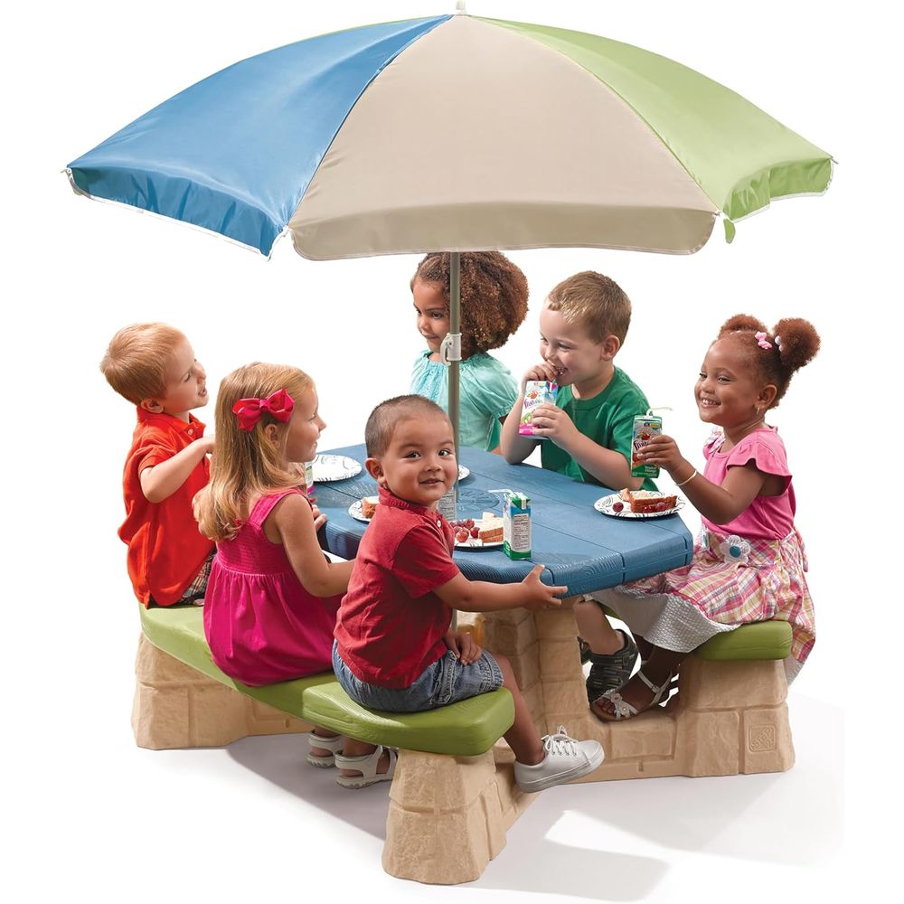 Naturally Playul Kids Picnic T - Kids Outdoor Umbrella For Table recensione e prezzo