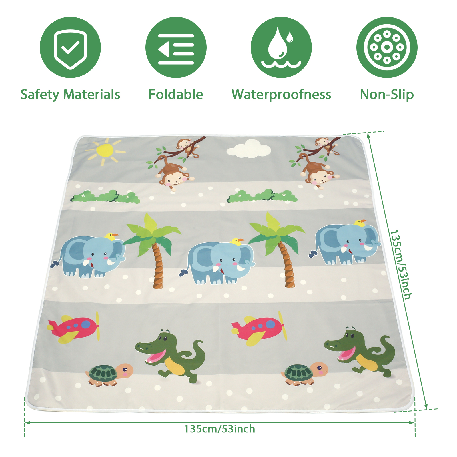 Baby Splat Mat for Under High  - Kids Outdoor Seating recensione e prezzo