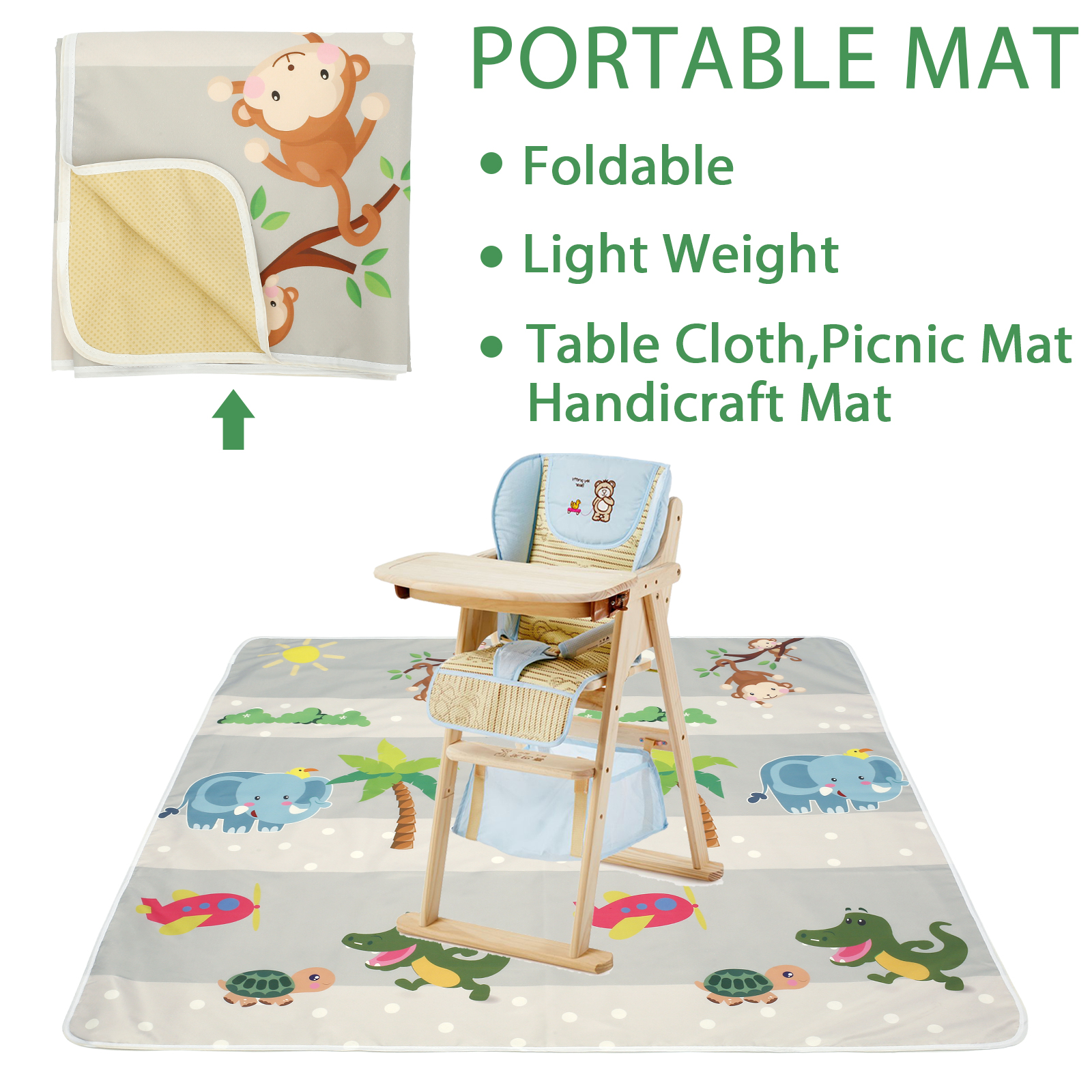 Baby Splat Mat for Under High  - Kids Outdoor Seating recensione e prezzo