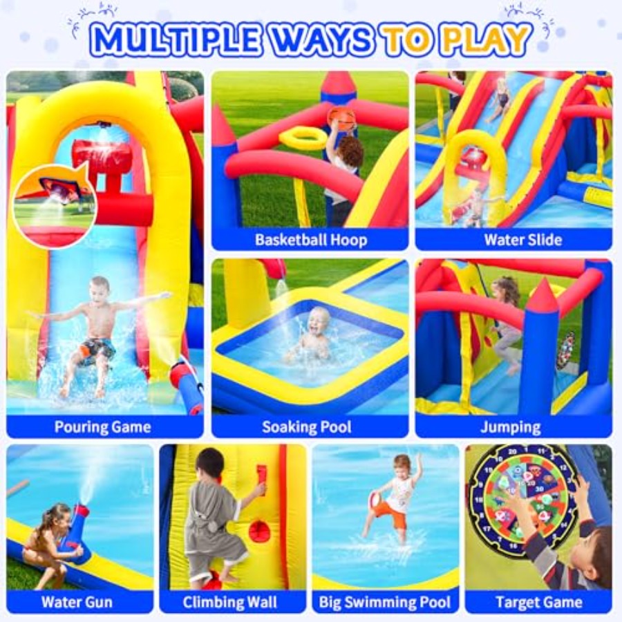 Outdoor large inflatable water - Kids Outdoor Basketball Hoop recensione e prezzo