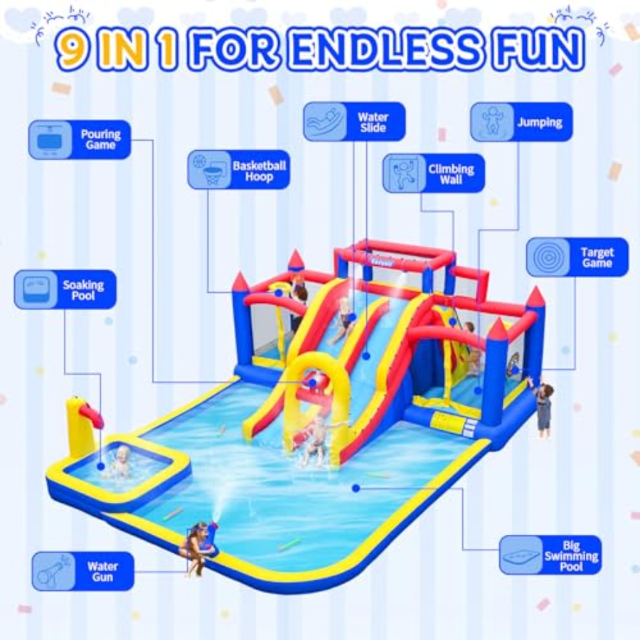 Outdoor large inflatable water - Kids Outdoor Basketball Hoop recensione e prezzo