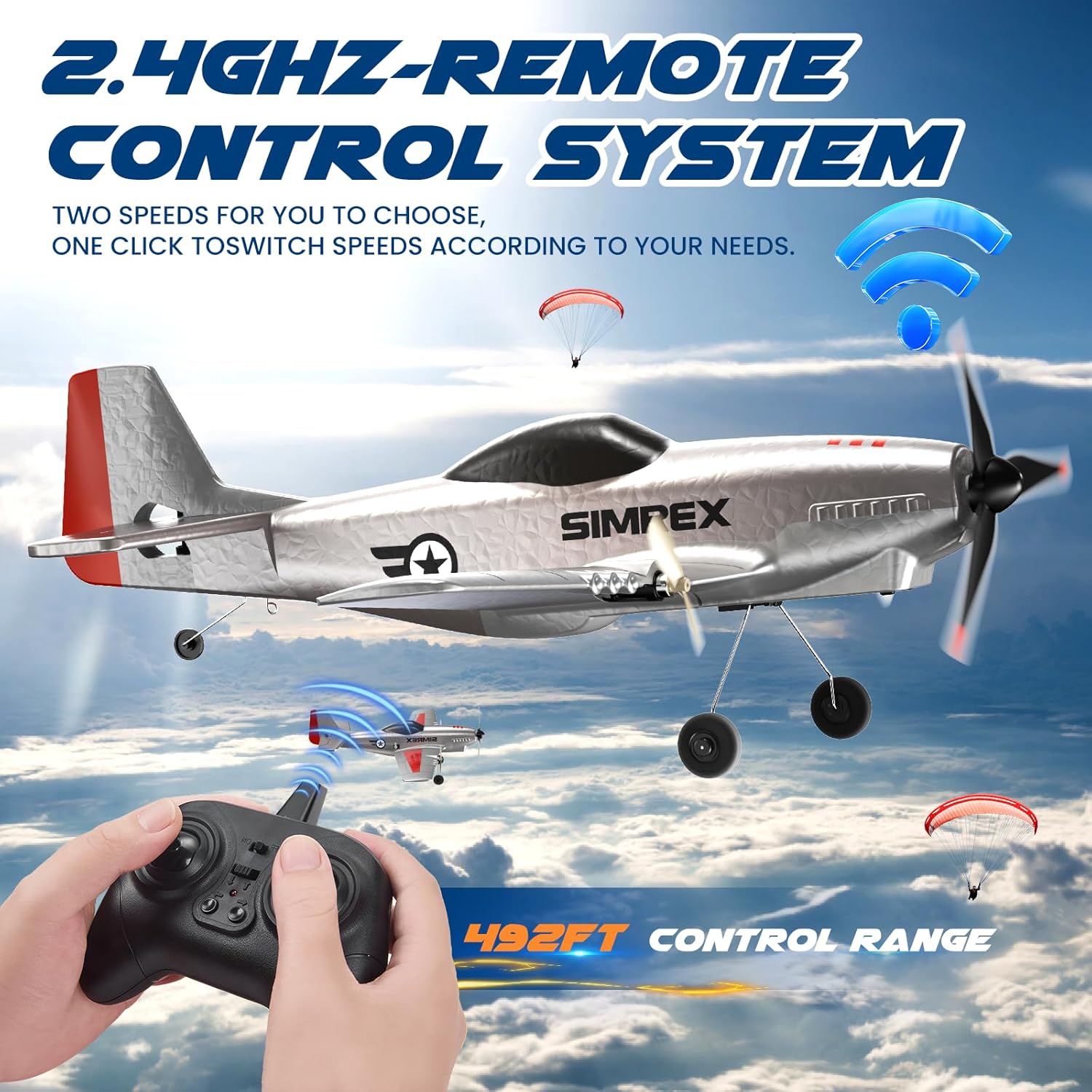 2.4GHz 3-Channel P51 Foam Glid - Kids Outdoor Gifts recensione e prezzo