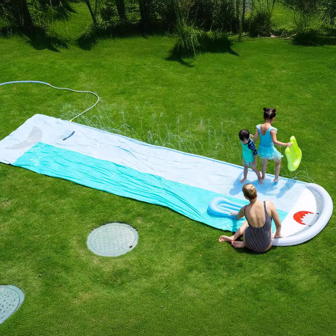 Interactive Shark Water Slide  - Kids Outdoor Mat recensione e prezzo