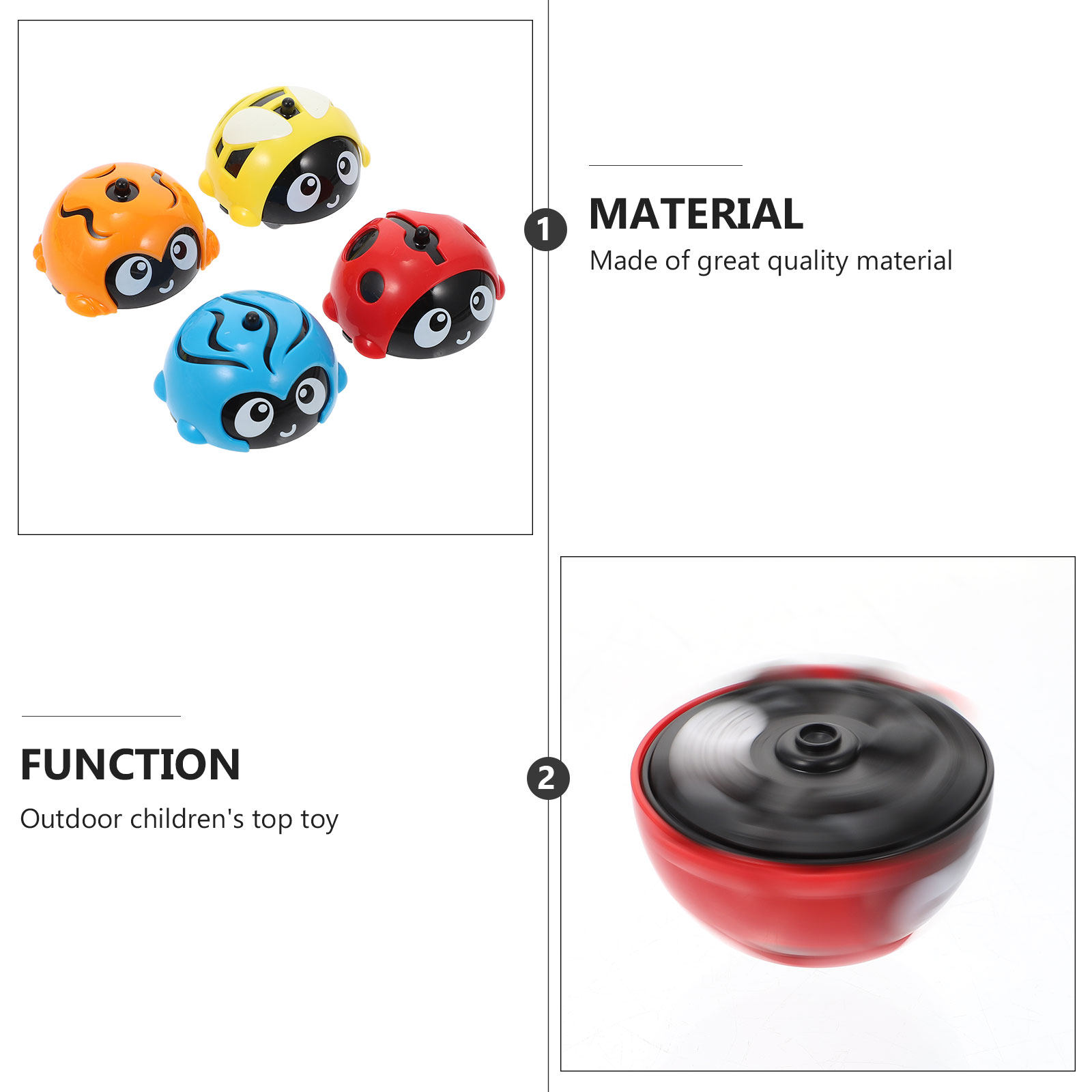 4Pcs Gyro Plaything for Child  - Kids Outdoor Gift Ideas recensione e prezzo