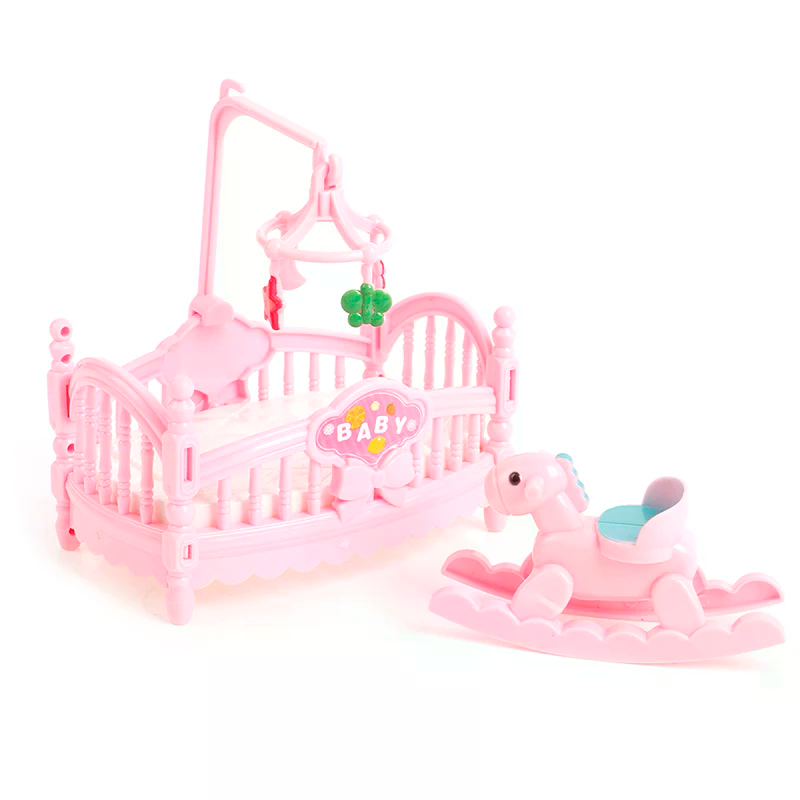 Miniature Crib Wooden Horse Se - Kids Outdoor Seating recensione e prezzo