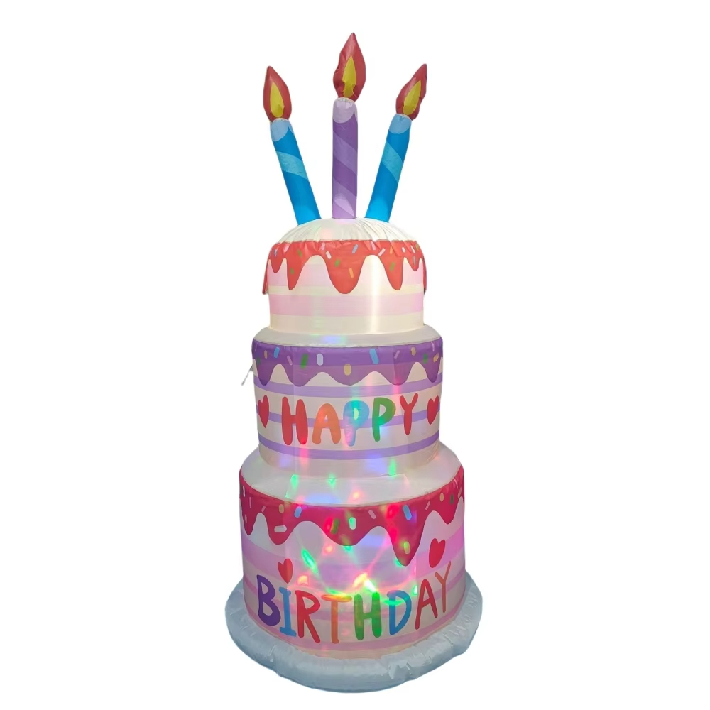 1.8M Inflatable Birthday Cake  - Kids Outdoor Gifts recensione e prezzo