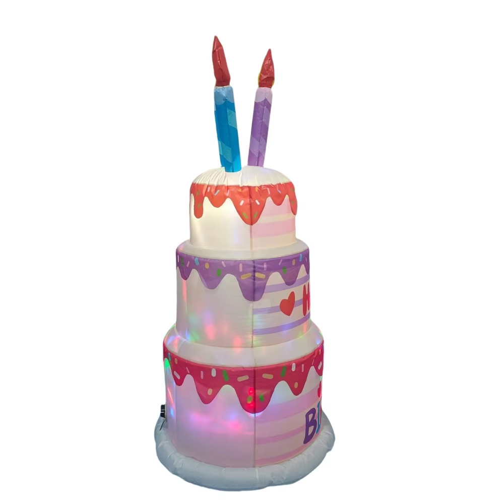 1.8M Inflatable Birthday Cake  - Kids Outdoor Gifts recensione e prezzo